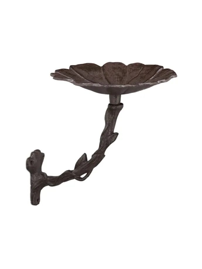 Vogeltränke Gusseisen in Braun