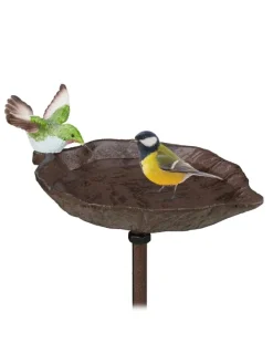 Vogeltränke in Braun