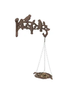 Vogeltränke in Bronze