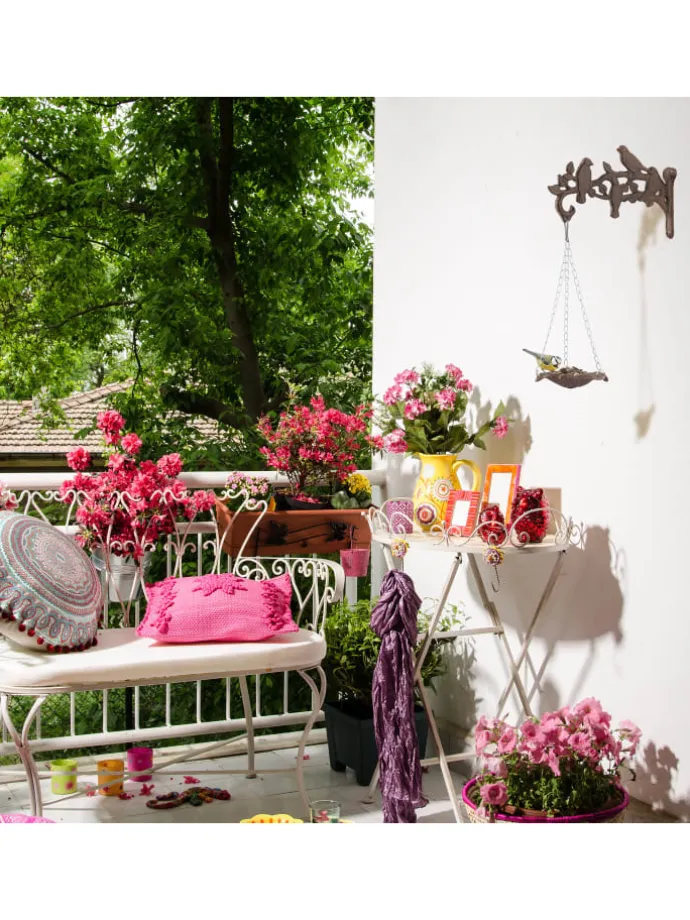 Vogeltränke in Bronze