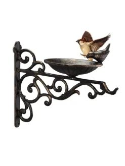 Vogeltränke in Bronze - (B)28x (H)24 x (T)14 cm