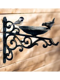 Vogeltränke in Bronze - (B)28x (H)24 x (T)14 cm