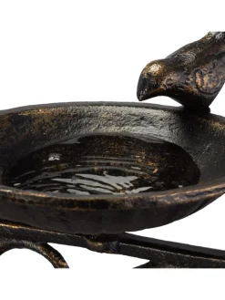 Vogeltränke in Bronze - (B)28x (H)24 x (T)14 cm