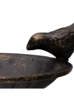 Vogeltränke in Bronze - (B)28x (H)24 x (T)14 cm