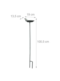 Vogeltränke in Dunkelgrün