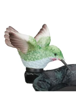 Vogeltränke in Dunkelgrün