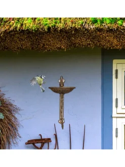 Vogeltränke Welcome in Braun