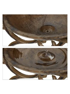 Vogeltränke Welcome in Braun