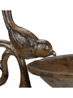 Vogeltränke Welcome in Braun