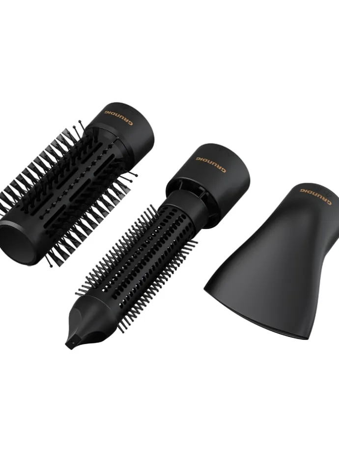 Volumen-/ Lockenstyler "NaturaShine" in Schwarz/ Roségold