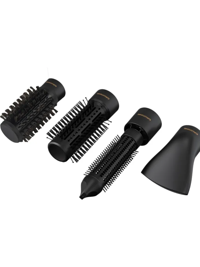 Volumen-/ Lockenstyler "NaturaShine" in Schwarz/ Roségold