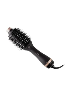 Volumen Pro Ultra: Warmluftbürste für voluminöses Styling in Schwarz