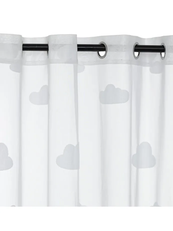 Vorhang in weiß