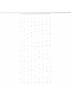 Vorhang "Snowfall" in Weiß - (B)90 x (H)200 cm