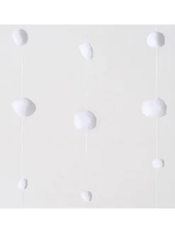 Vorhang "Snowfall" in Weiß - (B)90 x (H)200 cm