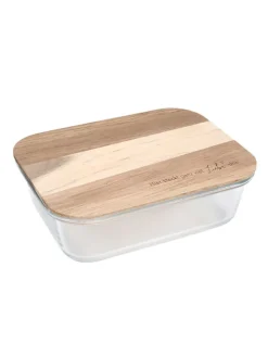 Vorratsbehälter "Liebe" in Natur/ Transparent - (B)20 x (T)14,5 cm