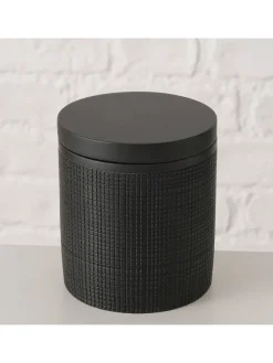 Vorratsdose ''Bathy'' in Schwarz - (H)10,7 x Ø 9,2 cm