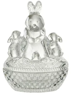 Vorratsglas "Familie Hase" in Transparent - (B)13 x (H)17 x (T)9,5 cm