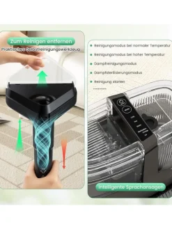 1800W Polsterreiniger Gerät in Schwarz