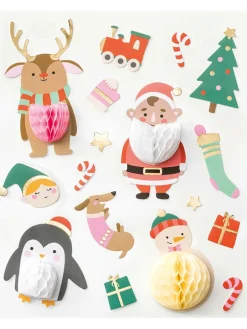 Wabenballsticker "Christmas" in Bunt