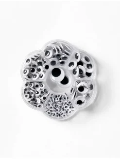 Wackelaugen "Big Box Mix" in Schwarz/ Weiß