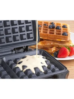 Waffeleisen in Schwarz