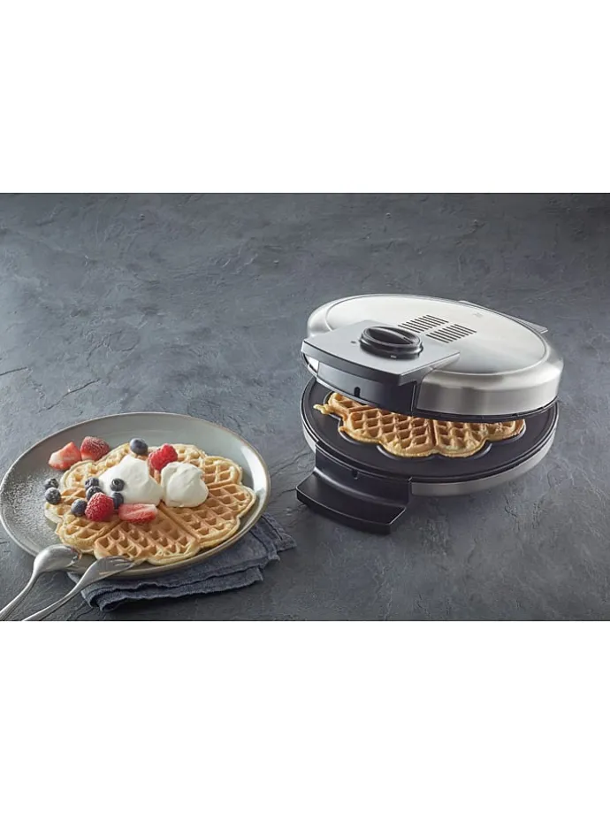 Waffeleisen "Lono" in Silber