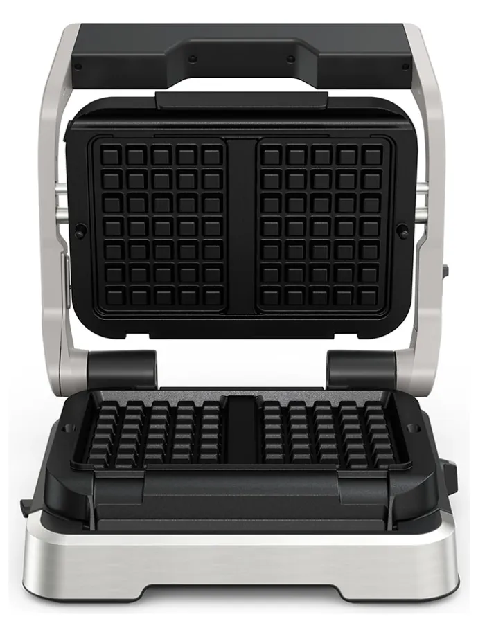 Waffelplatte "Optigrill Xin1 - XA730810" in Schwarz/ Silber