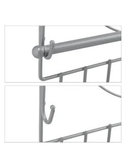 Wand Schmuckhalter in Silber - (B)36,5x (H)30 x (T)3,5 cm