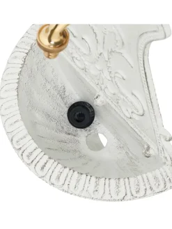 Wandbrunnen in Weiß - (B)24,5 x (H)42 x (T)11,5 cm