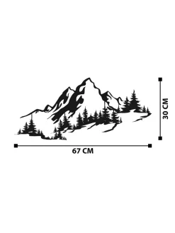 Wanddekor - (B)67 x (H)30 cm