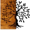 Wanddekor "Agac" - (B)58 x (H)58 cm