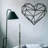 Wanddekor "Heart" - (B)47 x (H)40 cm