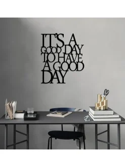 Wanddekor "It's a Good" - (H)70 x (B)41 cm