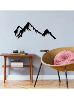 Wanddekor "Mountain" - (B)70 x (H)45 cm