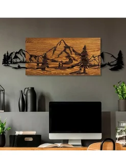 Wanddekor "Mountain Range" - (B)95 x (H)30 cm