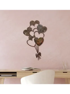 Wanddekor "Rusty Heart" - (B)21 x (H)35 cm