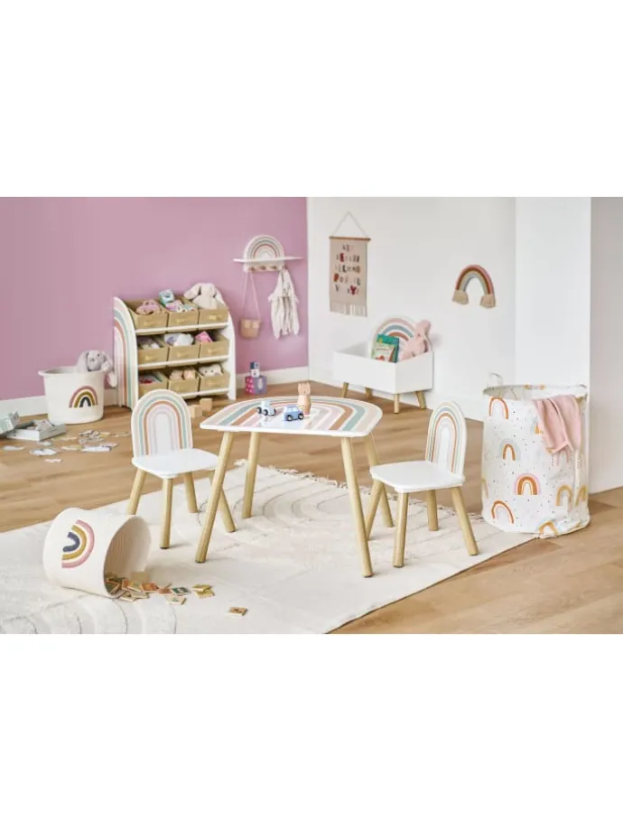 Wandgarderobe in mehrfarben