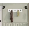 Wandgarderobe in Weiß - (B)80 cm - (H)17 cm - (T)1,8 cm