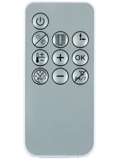 Wand-Heizlüfter in Weiß - (B)43 x (H)12 x (T)18 cm