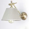 Wandlampe (B)20 x (H)15 cm in Bronze hell glänzend Beige