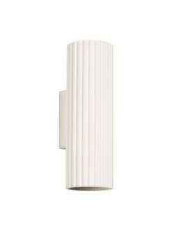 Wandlampe (B)6.5 x (H)20 cm in Creme