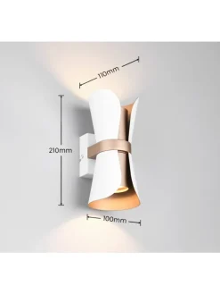 Wandleuchte COAT in weiß matt