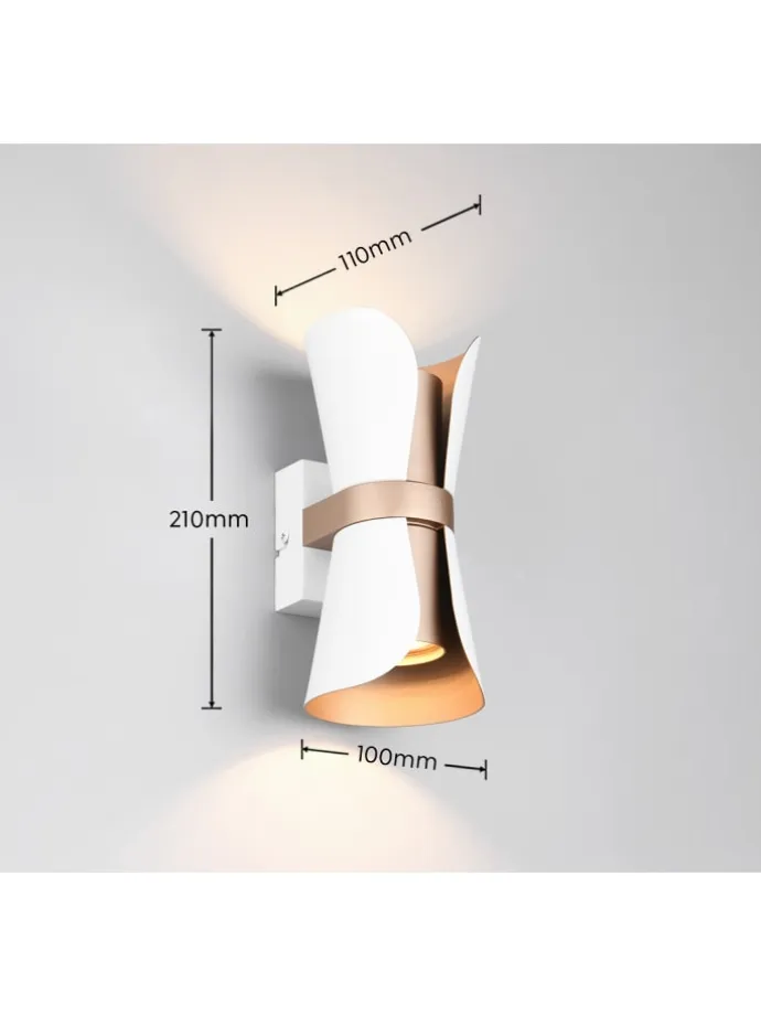 Wandleuchte COAT in weiß matt