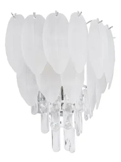 Wandleuchte "DALTON" in silver