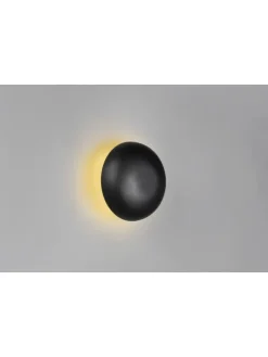 Wandleuchte DAVEY in schwarz matt