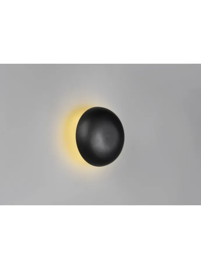 Wandleuchte DAVEY in schwarz matt