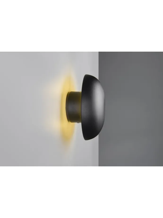 Wandleuchte DAVEY in schwarz matt