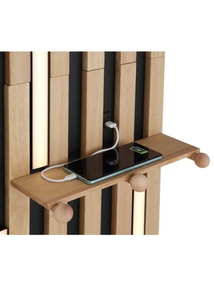 Wandleuchte "DUANE" in black