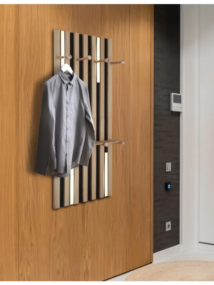 Wandleuchte "DUANE" in black